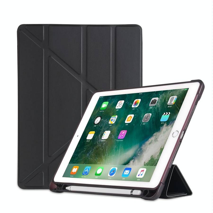 Multi-folding Shockproof TPU Protective Case for iPad 9.7 (2018) / 9.7 (2017) / air / air2, with ...