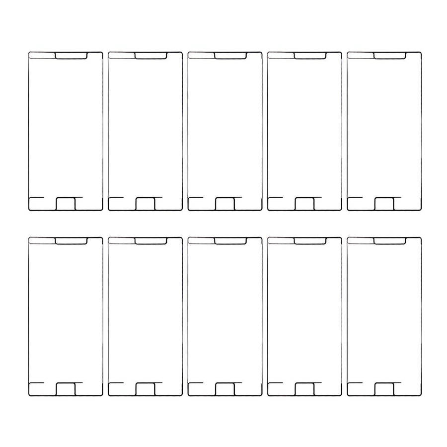 10 PCS for Sony Xperia XZ Premium Front Housing Adhesive