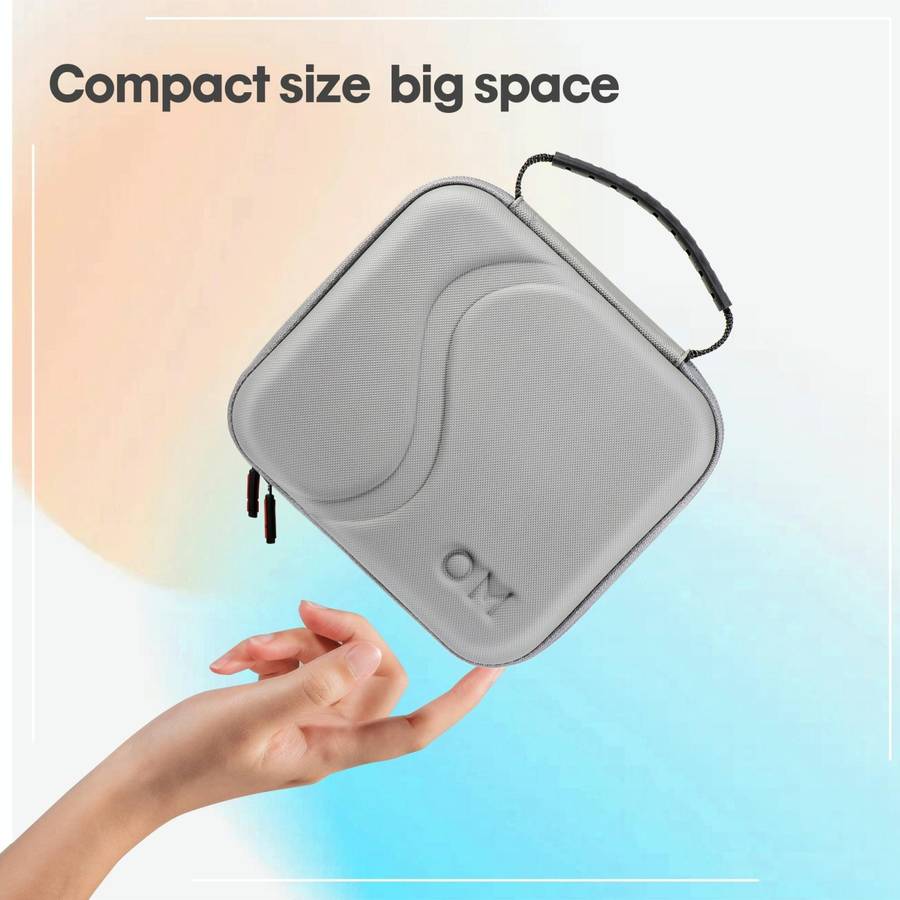 For DJI Osmo Mobile 4 / OM4 / OM4 SE STARTRC Portable Shockproof Waterproof PU Case Bag(Grey)