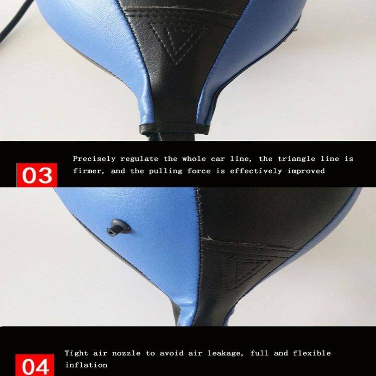Pear-Shaped Suspended Boxing Training Ball(Blue Black)
