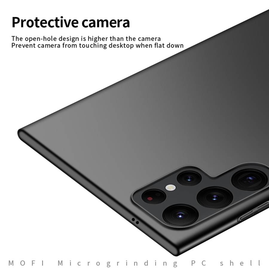 For Samsung Galaxy S24 Ultra 5G MOFI Frosted PC Ultra-thin Hard Phone Case(Black)