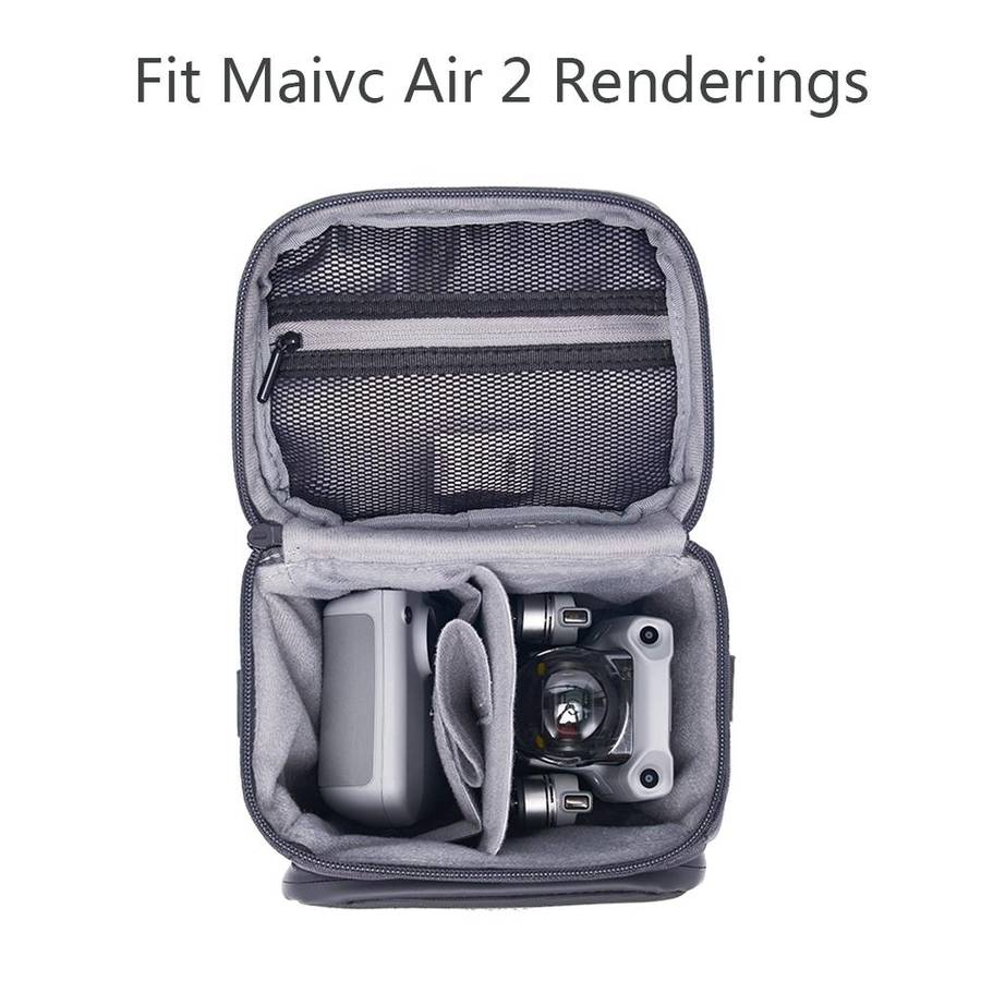 For DJI Mavic Air 2 Waterproof Portable Storage Bag Protective Box(Grey)
