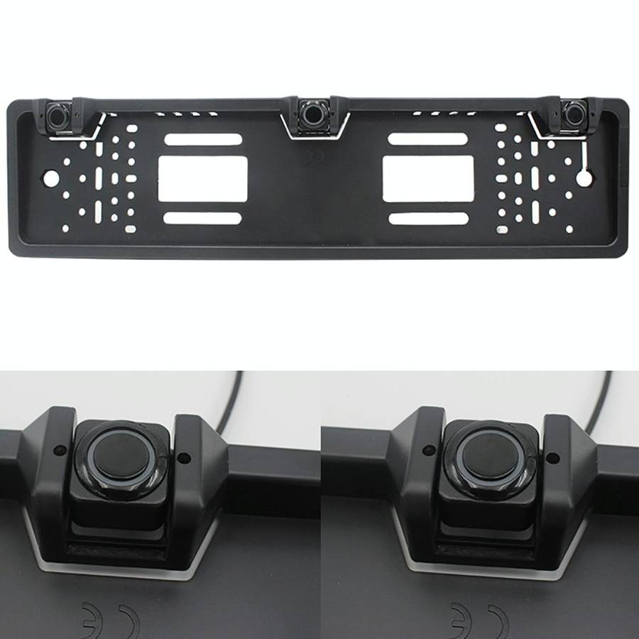 PZ300L-W Wireless Europe Car License Plate Frame Parking Sensors Reversing Radar with 3 Radar Det...