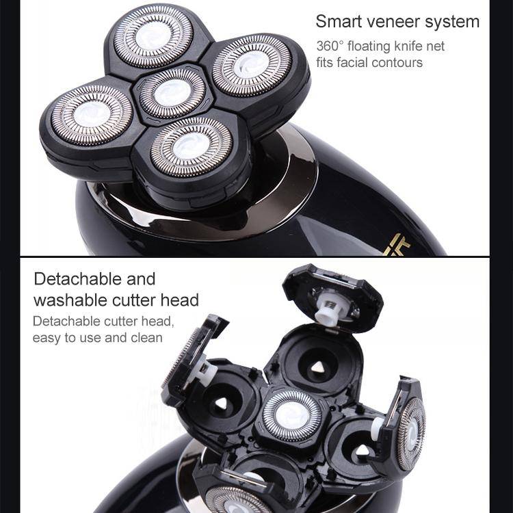 VGR V-302 5W 4 in 1 USB Multi-function Electric Shaver, Plug Type: EU Plug