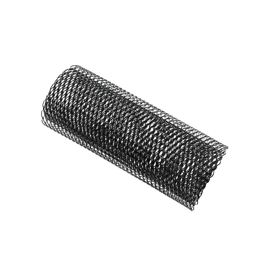 XH-6013 100x33cm Universal Car Grill Mesh Aluminum Alloy Grille Insert Bumper, Type:Small Hole(Bl...