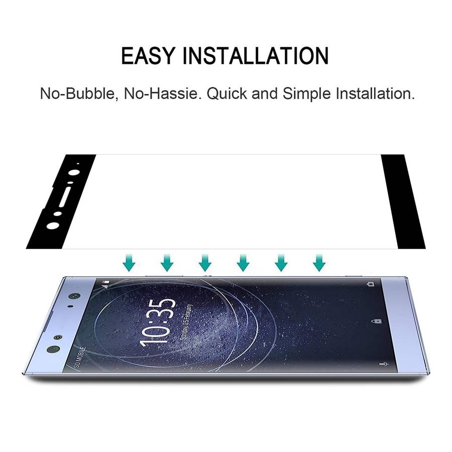 For Sony Xperia XA2 Ultra 25pcs 3D Curved Edge Full Screen Tempered Glass Film