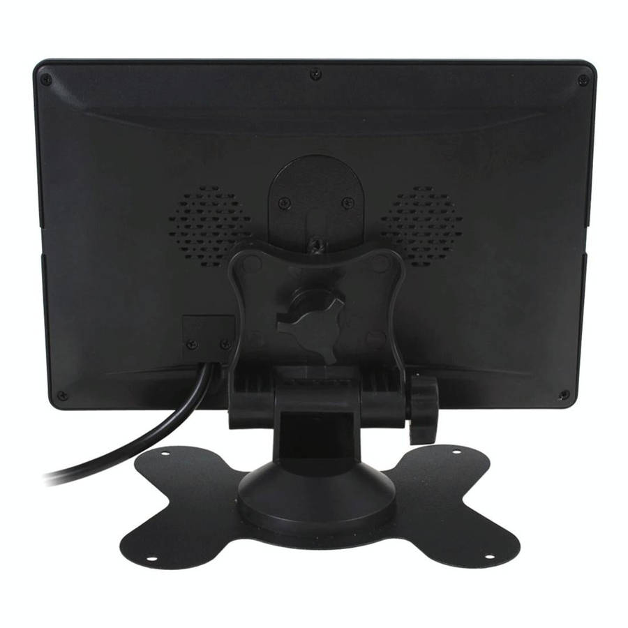 PZ-607-2 Wireless Vehicle Truck Dual Backup Camera and Monitor Infrared Night Vision Rear View Ca...
