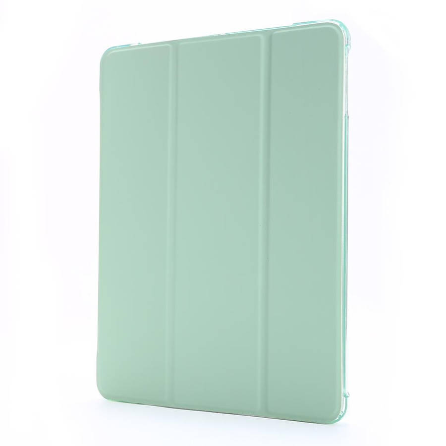 For iPad Air 2 Airbag Horizontal Flip Leather Case with Three-fold Holder & Pen Holder(Mint Green)