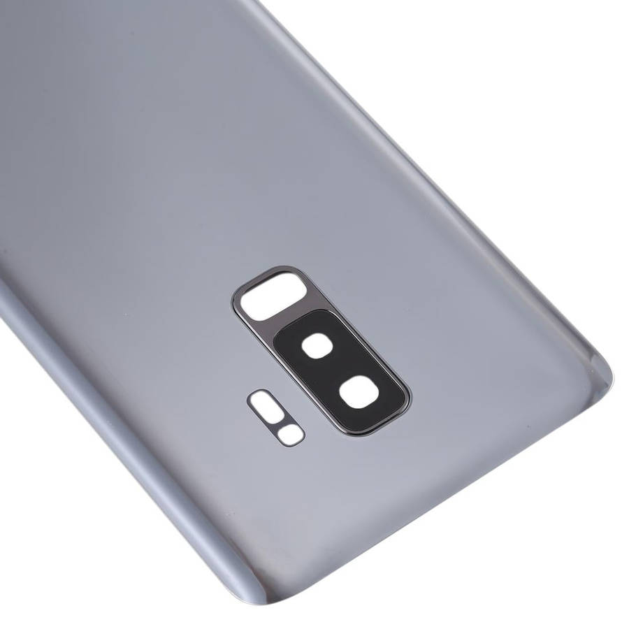 For Galaxy S9+ Battery Back Cover with Camera Lens (Grey)