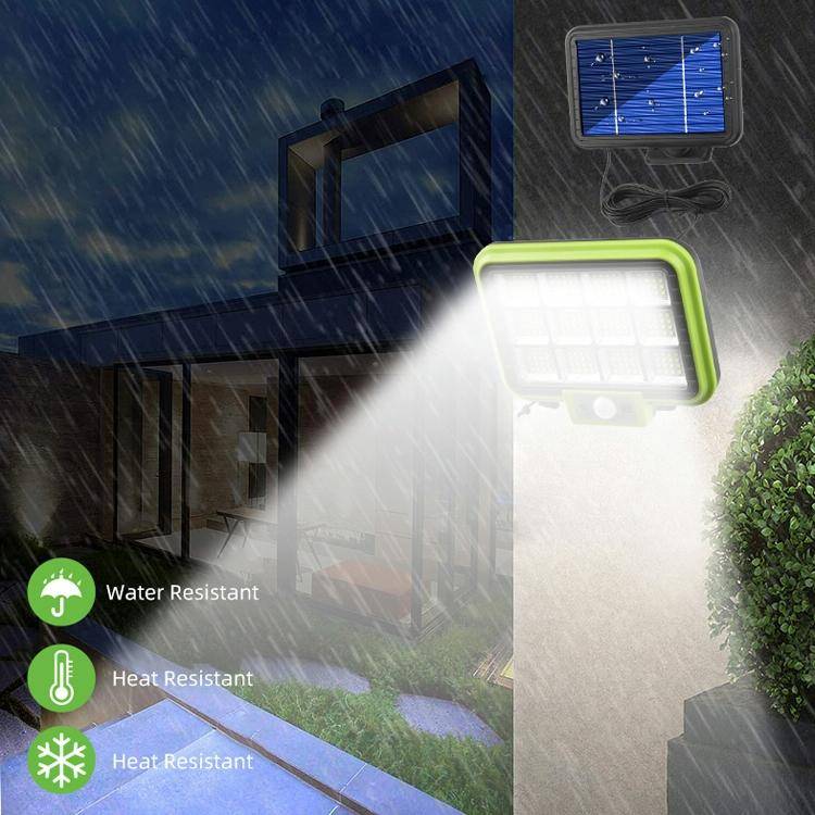 12 x 12 COB Outdoor Waterproof Solar Split Type Wall Light Human Induction Garden Corridor Househ...