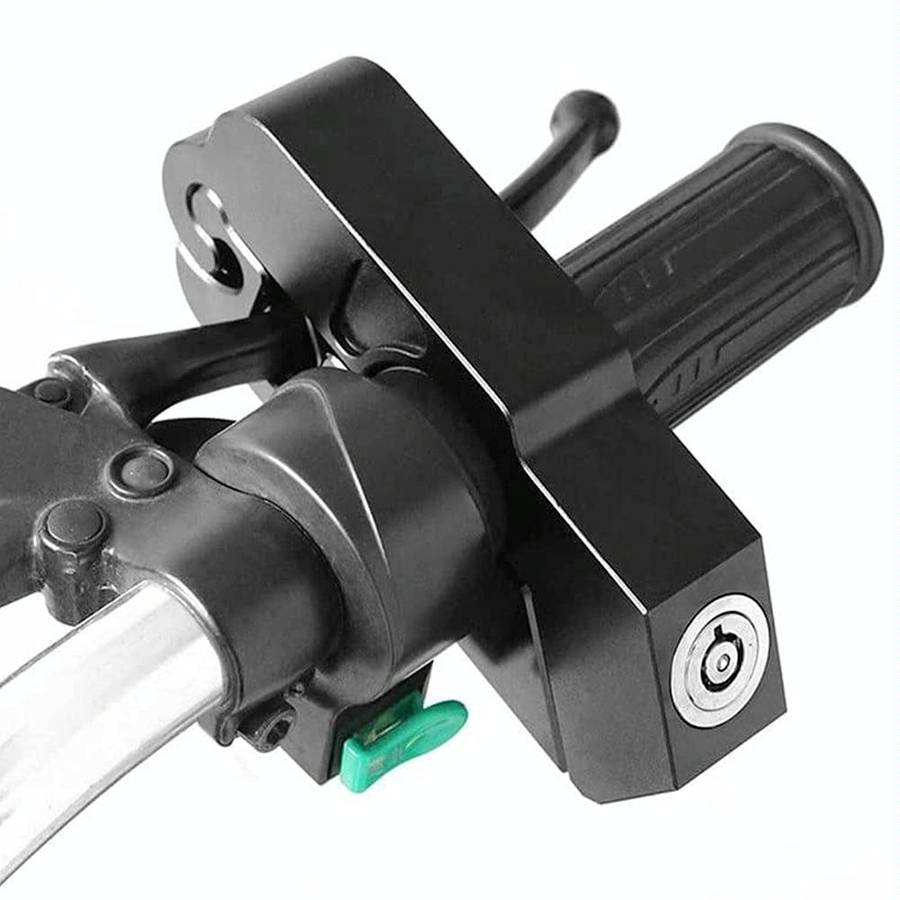 Motorcycle Aluminum Alloy Throttle Handle Lock (Black)