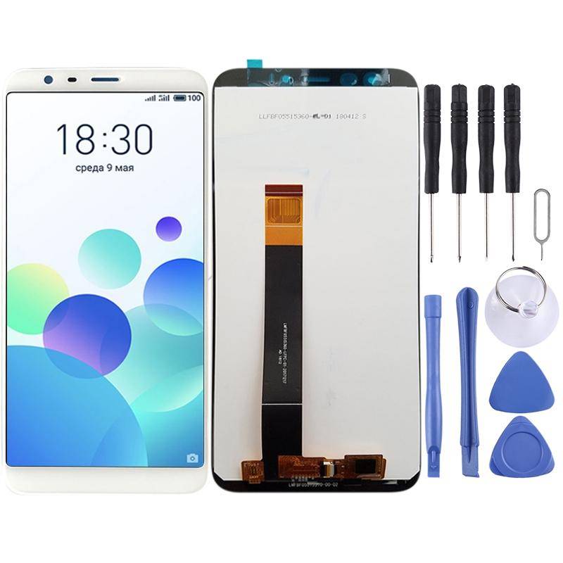 TFT LCD Screen for Meizu M8c M908L with Digitizer Full Assembly(White)