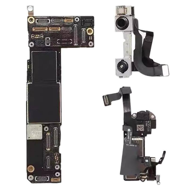 For iPhone 12 128GB Original Unlocked Mainboard Single SIM E-SIM US Version with Face ID