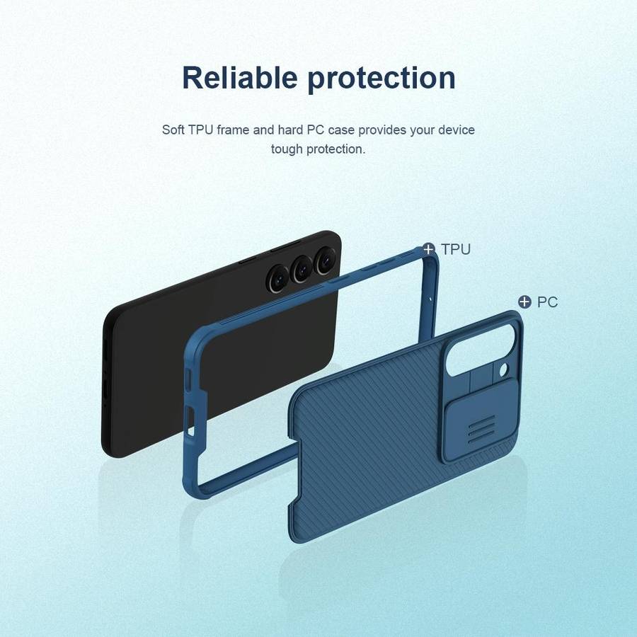 For Samsung Galaxy S23+ 5G NILLKIN Black Mirror Pro Series Camshield Phone Case(Black)