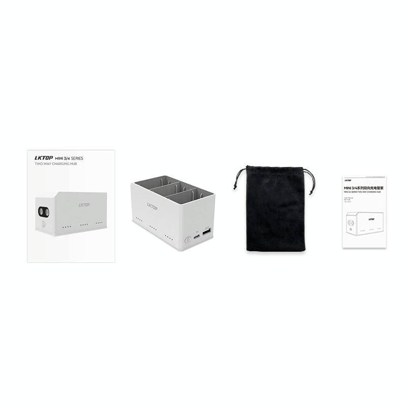 For DJI Mini 4 Pro / Mini 3 Pro Drone LKTOP 37W Two Way Charging Hub