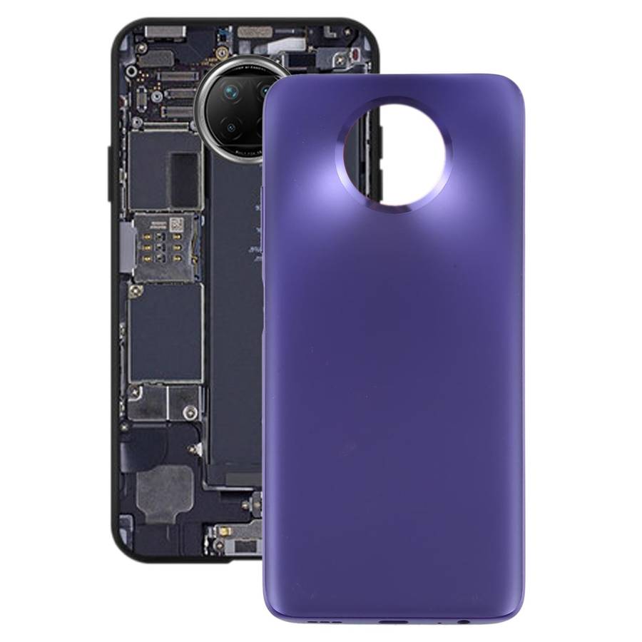Original Battery Back Cover for Xiaomi Redmi Note 9 5G / Redmi Note 9T M2007J22G M2007J22C(Purple)