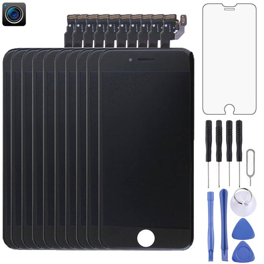 10 PCS TFT LCD Screen for iPhone 6 with Digitizer Full Assembly (Black)