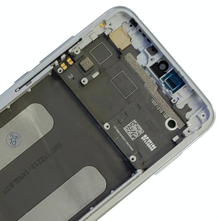Original LCD Screen for Xiaomi Mi CC9 Digitizer Full Assembly with Frame(Silver)