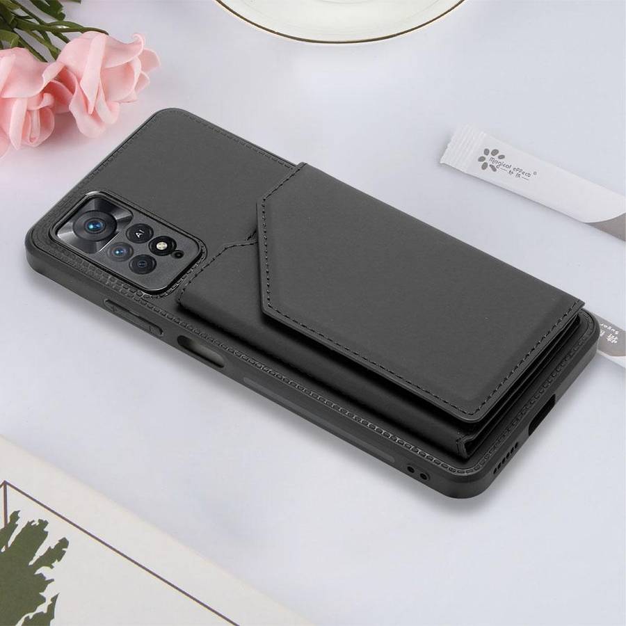 For Xiaomi Redmi Note 11 Pro Global Skin Feel PU + TPU + PC Phone Case(Black)