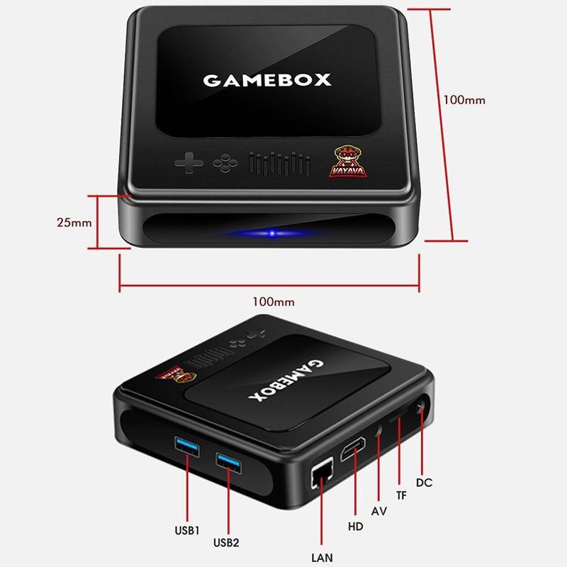 G10 GAMEBOX TV Box Dual System Wireless Android 3D Home 4K HD Game Console Support PS1 / PSP, Sty...