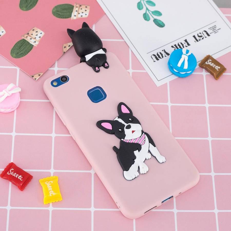 For Huawei P10 Lite 3D Cartoon Pattern Shockproof TPU Protective Case(Cute Dog)