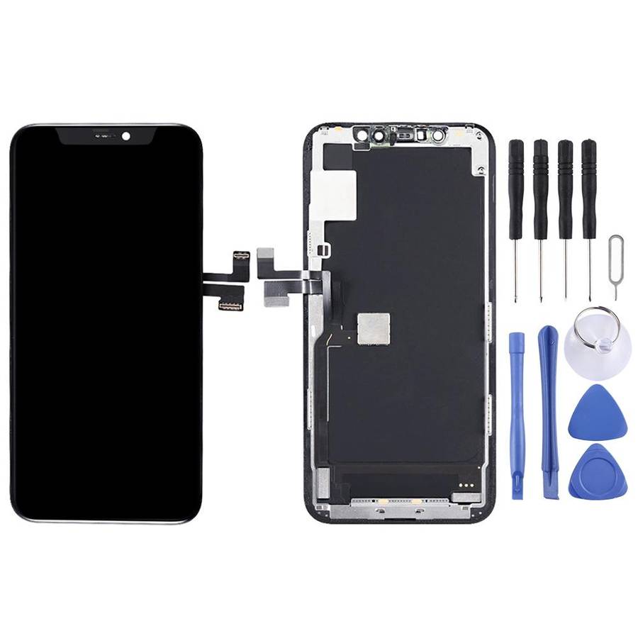 GX OLED LCD Screen for iPhone 11 Pro Digitizer Full Assembly with Frame(Black)