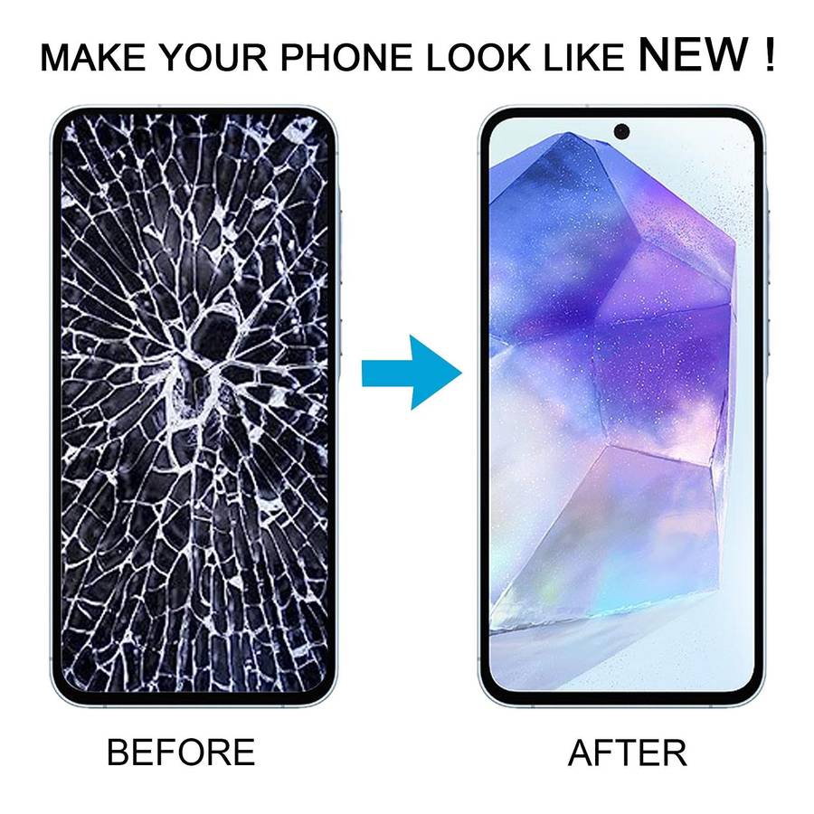 For Samsung Galaxy A55 SM-A556B TFT LCD Screen Digitizer Full Assembly with Frame, Not Supporting...