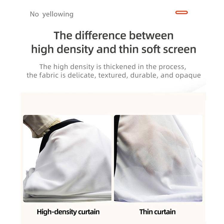 Simple Folding High Density Polyester Projector Film Curtain, Size:120 inch (16:9) Projection Are...