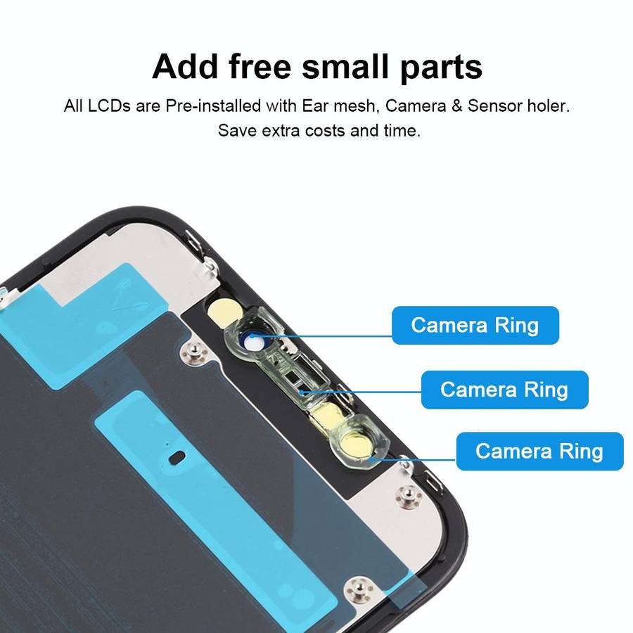 JK TFT LCD Screen for iPhone 11 with Digitizer Full Assembly(Black)