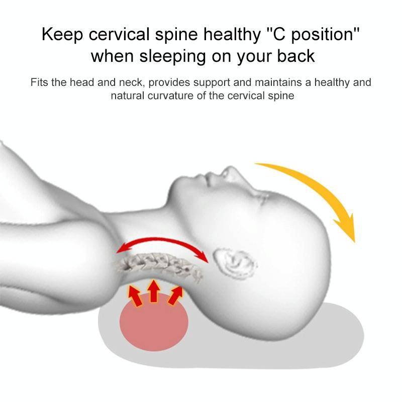 Butterfly Shape Memory Foam Snorked Pillow Slow Rebound Health Care Cervical Pillow, Dimensions: ...