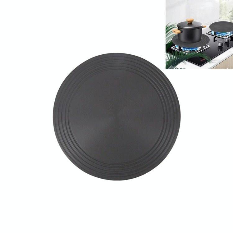 Gas Stove Heat-conducting Plate Kitchen Fast Defrosting Plate Pot Anti-burning Black Heat-conduct...
