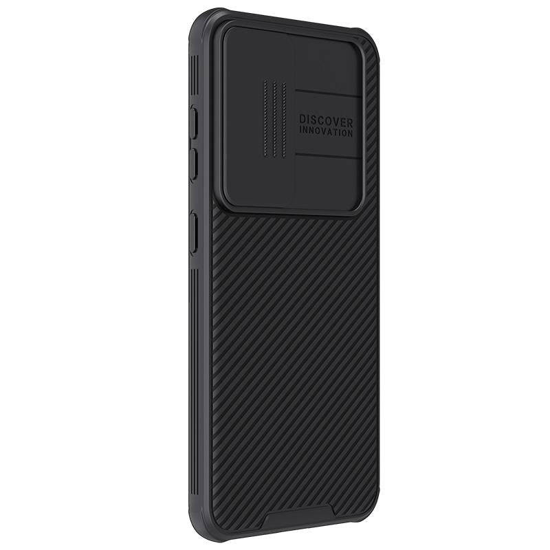 For Samsung Galaxy S24 5G NILLKIN Black Mirror Pro Series Camshield PC Phone Case(Black)
