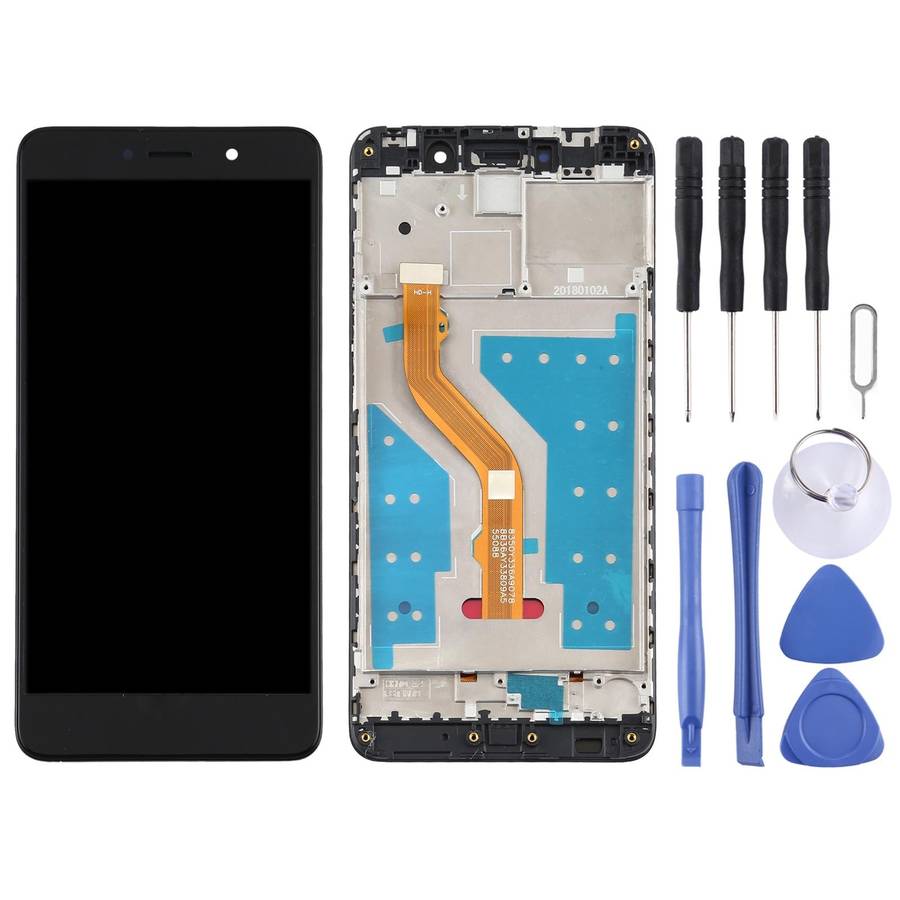 OEM LCD Screen for Huawei Enjoy 7 Plus/Y7 Prime Digitizer Full Assembly with Frame(Black)
