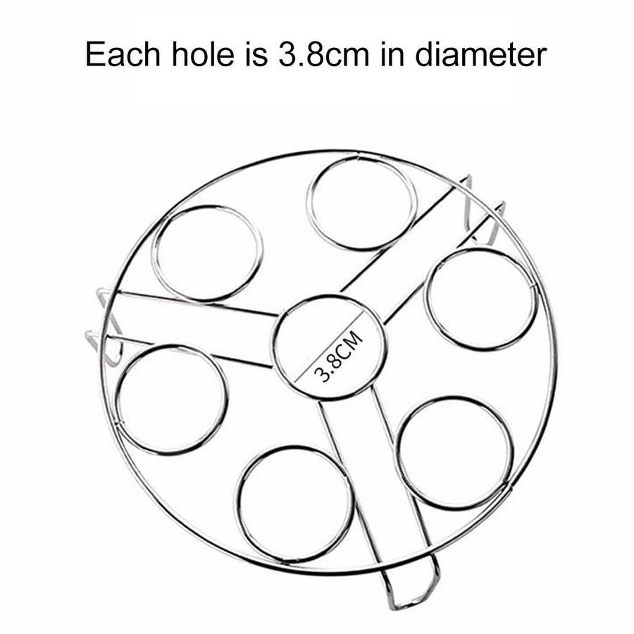 Steamer Rack Basket Egg Vegetable Steaming Trivet for Instant Pot Pressure Cooker, Diameter: 17.5...