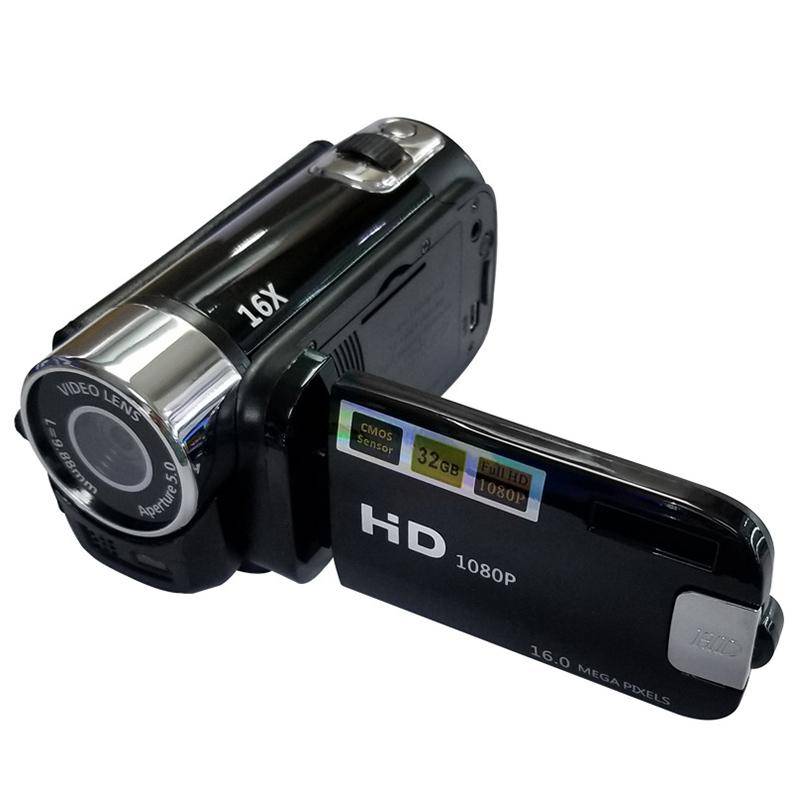 16X Digital Zoom HD 16 Million Pixel Home Travel DV Camera, AU Plug (Black)