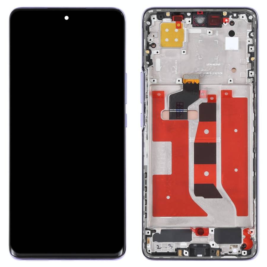 Original OLED LCD Screen for Huawei Nova 9 Digitizer Full Assembly with Frame(Purple)