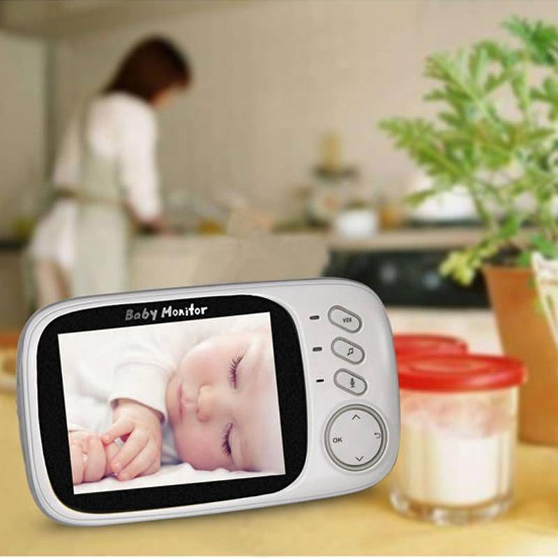 VB603 3.2 inch LCD 2.4GHz Wireless Surveillance Camera Baby Monitor, Support Two Way Talk Back, N...
