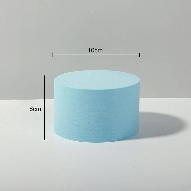 10 x 6cm Cylinder Geometric Cube Solid Color Photography Photo Background Table Shooting Foam Pro...