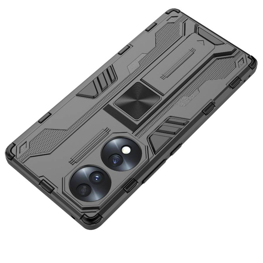 For Honor 70 5G Supersonic PC + TPU Shock-proof Protective Phone Case(Black)