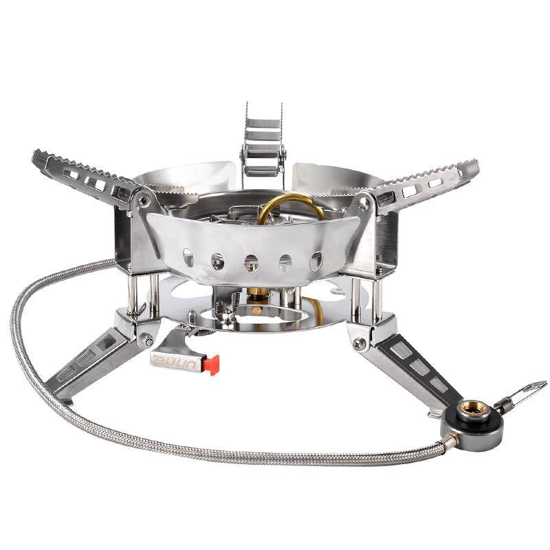 Outdoor Camping Windproof Stove Portable Gas Stove Split Mini Stove Cookware