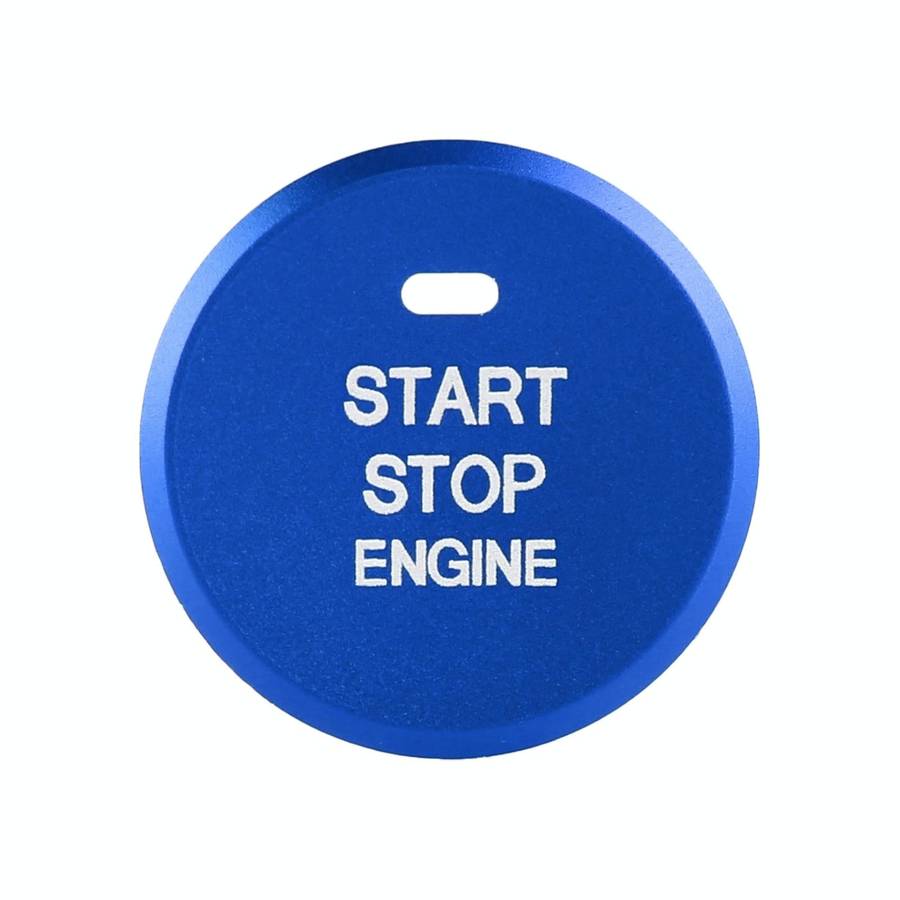 Car Engine Start Key Push Button Inner Ring Trim Sticker Decoration for Mazda Axela CX-30 2020 (B...
