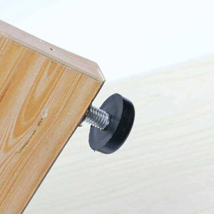 100 PCS Adjustable Foot Pad Furniture Screw Support Stub, M6x14
