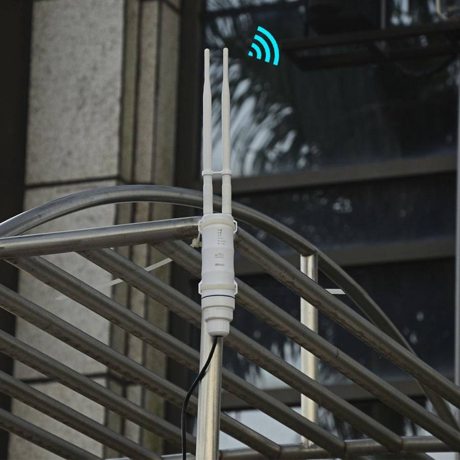 WAVLINK AC600 AP 2.4G/5G Dual Frequency Outdoor High Power Repeater, Pulg Type:UK Plug