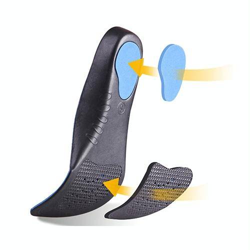 One Pair Flatfoot Orthotics Cubitus Varus Orthopedic Feet Cushion Pads Care Insoles, Shoe Size:XS...