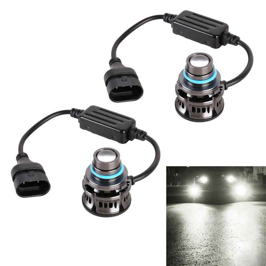 1 Pair 9005 27W / DC12V Car Aluminum Alloy LED Headlight (White Light)