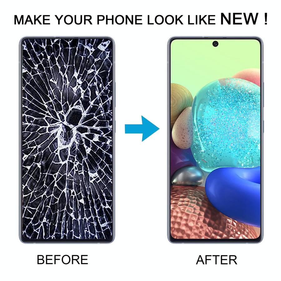 For Samsung Galaxy A71 5G SM-A716B 6.43 inch OLED LCD Screen Digitizer Full Assembly with Frame (...
