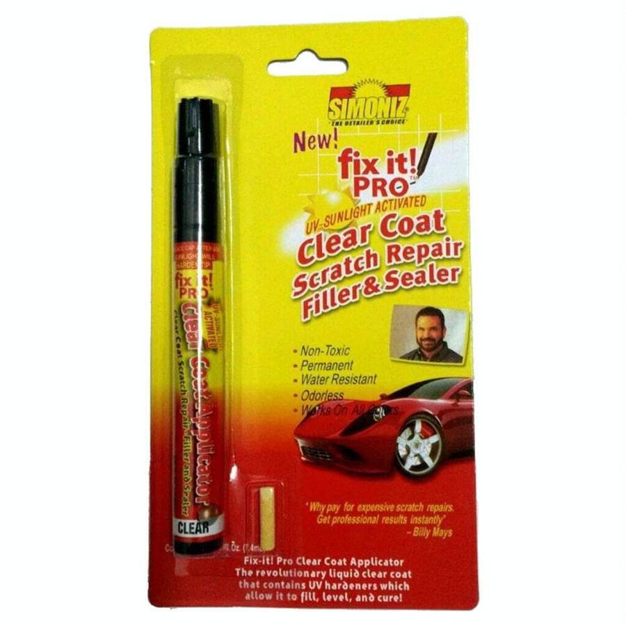 Pro Car Clear Coat Scratch Repair Filler & Sealer, Work on All Colors