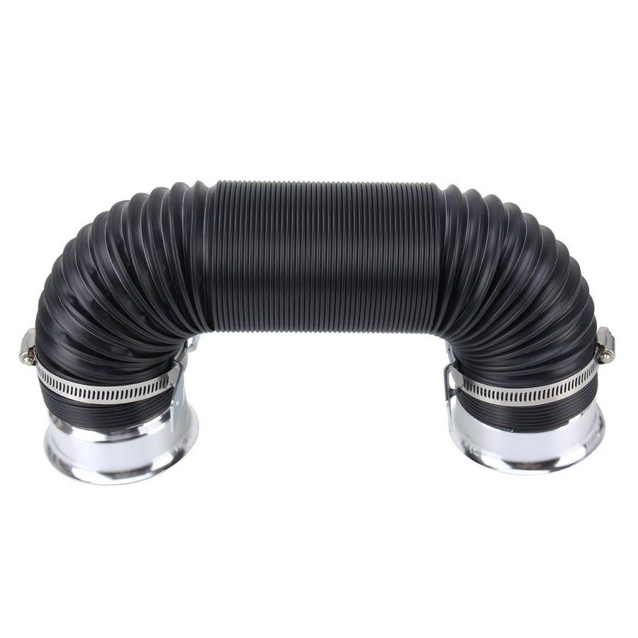 Car Auto Universal Tube Air Filter Adjustable Cold Air Injection Intake System Pipe Without Air F...