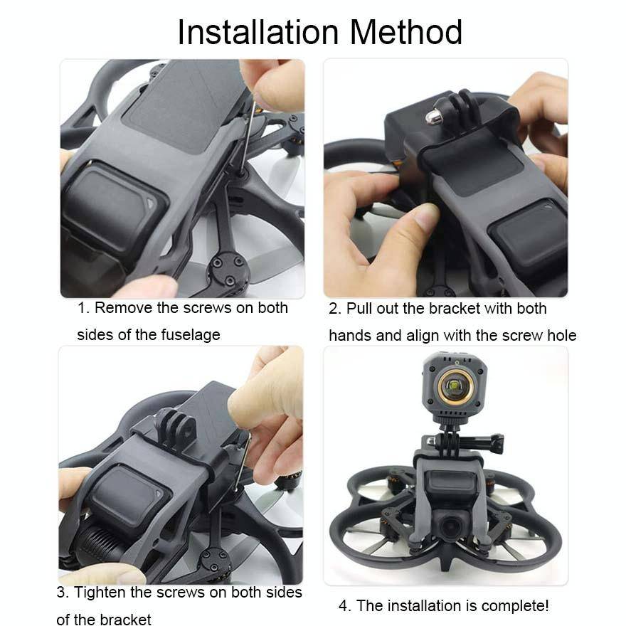 For DJI Avata CQT Upper Expansion Adapter Sports Camera Bracket(913356)