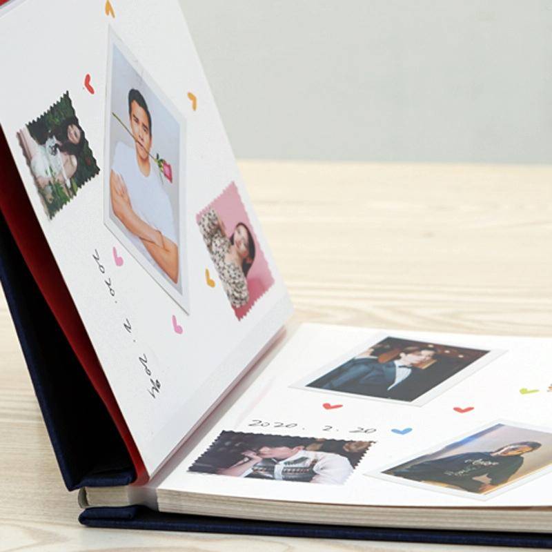 Retro Art DIY Handmade Photo Album Self-Adhesive Film Album, Style 16 inch Ride The Wind And Wave...
